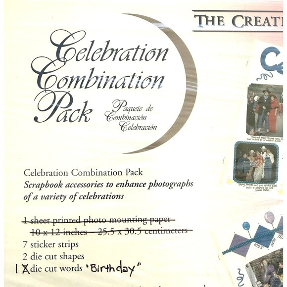 Lot of Creative Memories Pages Die Cuts Stickers Stencils Scrapbook Lot *READ* - Picture 3 of 10